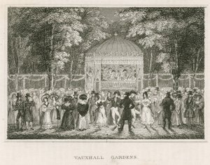 Vauxhall Gardens, London af English School