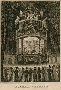 Vauxhall Gardens, London af English School
