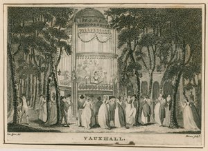 Vauxhall Gardens, London af English School
