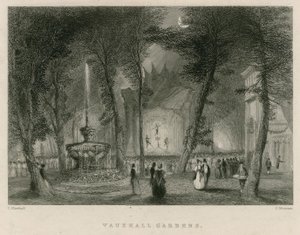 Vauxhall Gardens, London af English School