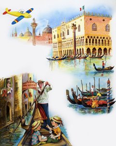 Venedig af English School