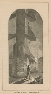 Ventilationsskakt i Wandsworth Prison af English School