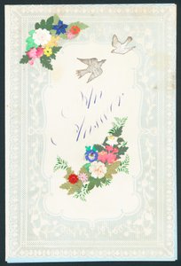 Victoriansk Valentin af English School