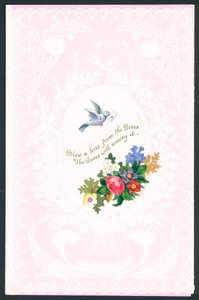 Victoriansk Valentin af English School