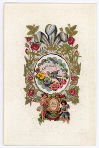 Victoriansk valentinskort (multimedie) af English School