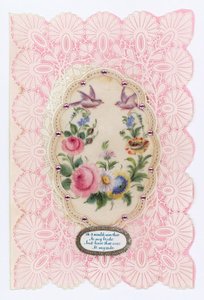 Victoriansk valentinskort (multimedie) af English School