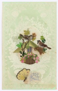 Victoriansk valentinskort (multimedie) af English School