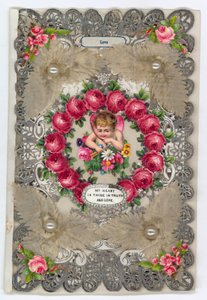 Victoriansk valentinskort (multimedie) af English School