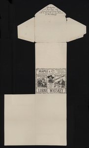 Victoriansk halvpenny postpapir (litho) af English School