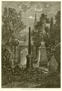 Udsigt på Highgate Cemetery af English School
