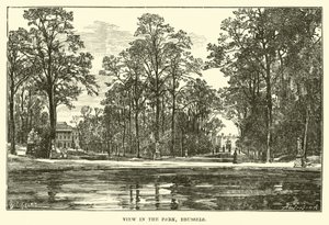 Udsigt i parken, Bruxelles af English School