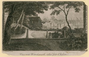 Udsigt nær Wandsworth fra Chelsea af English School
