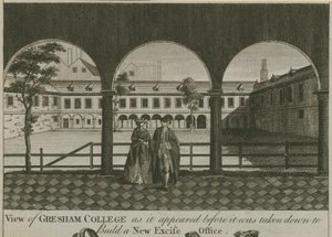 Udsigt over Gresham College af English School