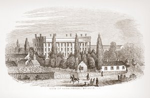 Udsigt over Harrodsburg Springs, KY af English School