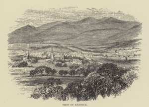 Udsigt over Keswick (gravering) af English School
