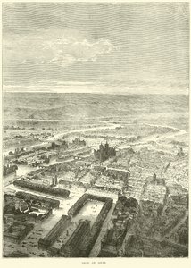 Udsigt over Metz, oktober 1870 af English School