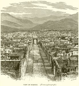 Udsigt over Pompeji af English School