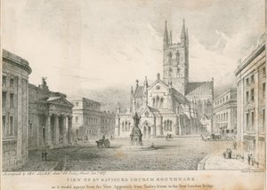 Udsigt over St Savios Church, Southwark af English School