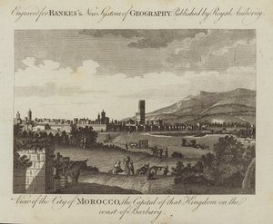 Ansicht der Stadt Marokko von English School