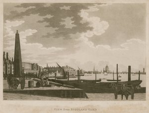 Udsigt over Themsen, London, fra Scotland Yard af English School