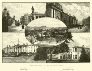 Udsigt i Dublin af English School