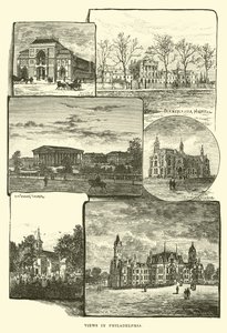 Udsigt i Philadelphia af English School