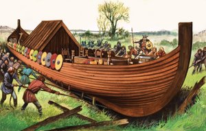 Vikingernes langskib af English School