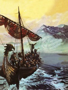 vikingeskib af English School