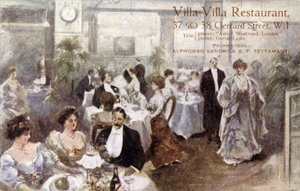 Villa Villa Restaurant, 37-38 Gerrard Street, London W1 af English School