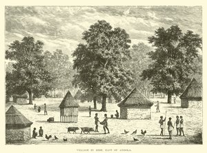 Village in Bihe, East of Angola  af English School