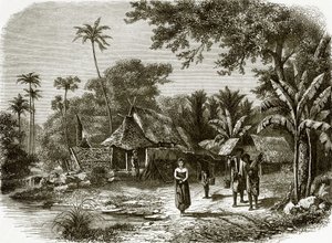 Landsby i Java af English School