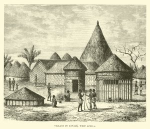Village in Lovale, West Africa  af English School
