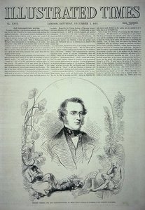 Viscount Canning, Indiens nye generalguvernør, illustration fra 