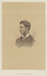Viscount Ebrington (litho) af English School