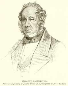 Viscount Palmerston af English School