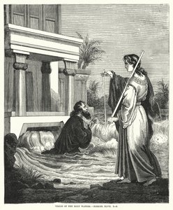 Vision af det hellige vand, Ezekiel XLVII af English School