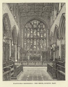 Wakefield Cathedral, koret, ser mod øst af English School