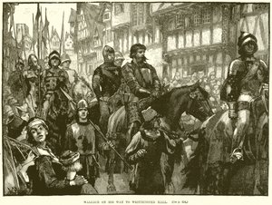 Wallace på vej til Westminster Hall af English School