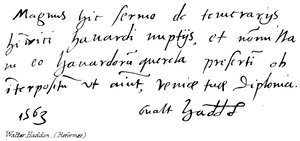 Walter Haddon, (reformator) af English School
