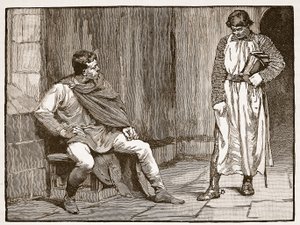Waltheof confession, illustration fra Cassell