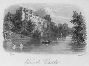 Warwick Castle (gravering) af English School
