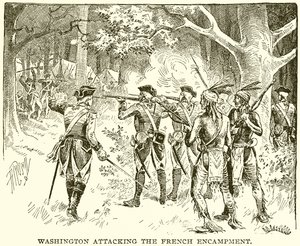 Washington angriber den franske lejr af English School
