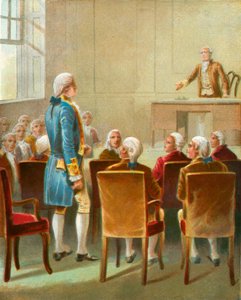 Washington valgt til øverstkommanderende af English School