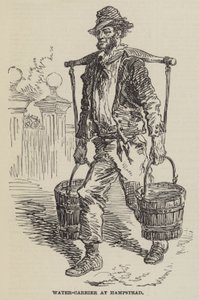Water-Carrier ved Hampstead (gravering) af English School