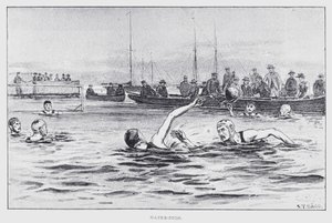 Vandpolo (litho) af English School