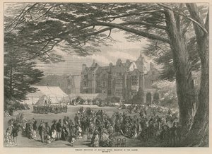 Bryllupsfest i Holland House - morgenmad i haven af English School