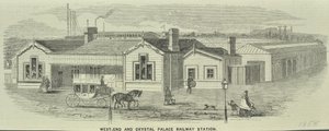 West End og Crystal Palace Railway Station, Queenstown Road af English School