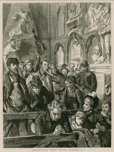 Westminster Abbey, søndag den 23. oktober af English School