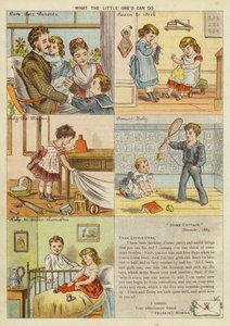 Hvad de små kan (chromolitho) af English School