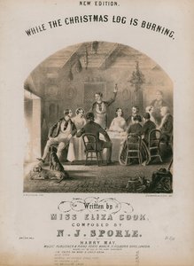 Mens juleloggen brænder